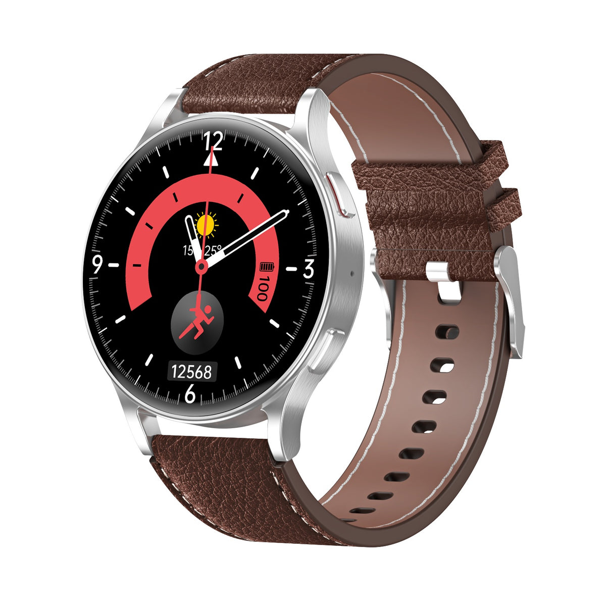 tekzi Smartwatch mit verschiedenen Armbandvarianten – Produktabbildung