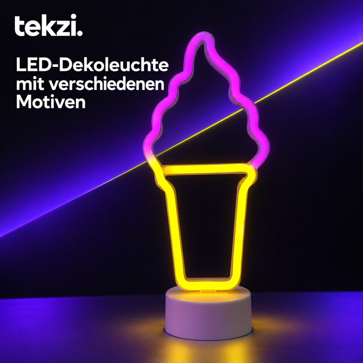 tekzi LED-Dekoleuchte mit verschiedenen Motiven – Ansicht 12 im TEKZI-Design
