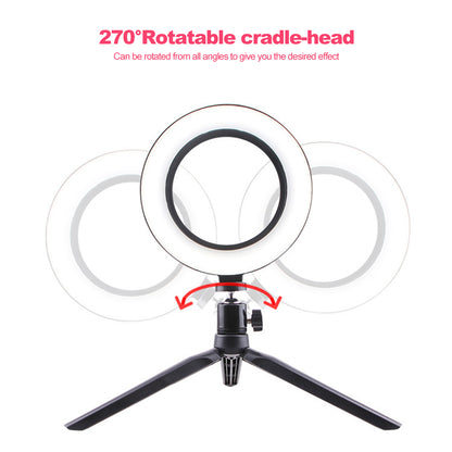 tekzi LED-Ringlicht mit Stativ – verschiedene Sets – Produktabbildung