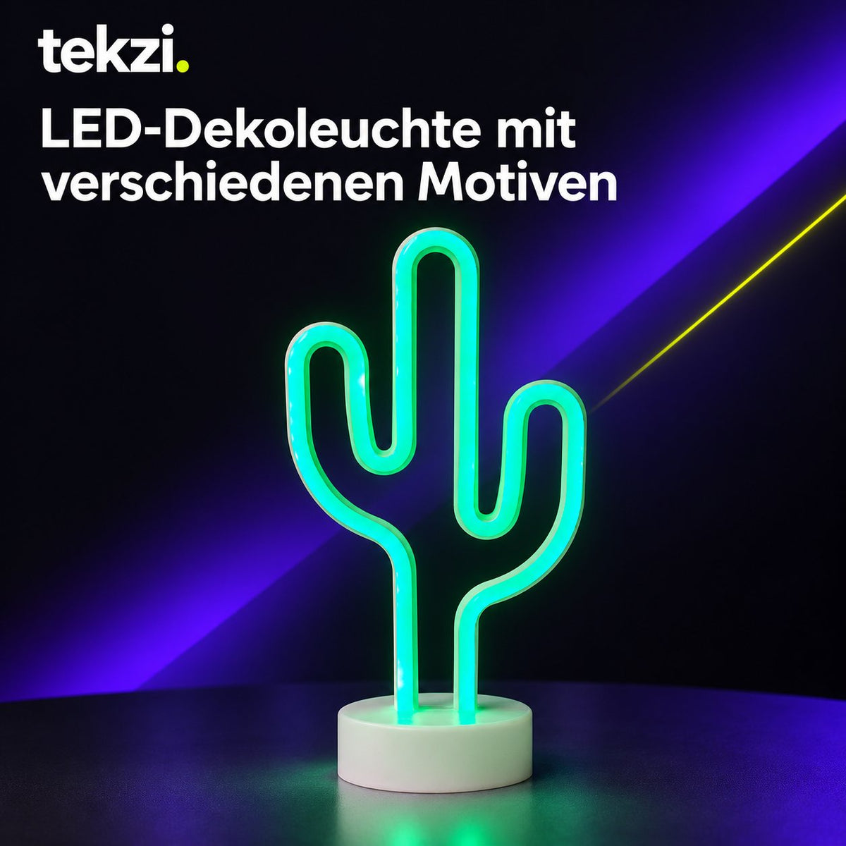 tekzi LED-Dekoleuchte mit verschiedenen Motiven – Ansicht 3 im TEKZI-Design