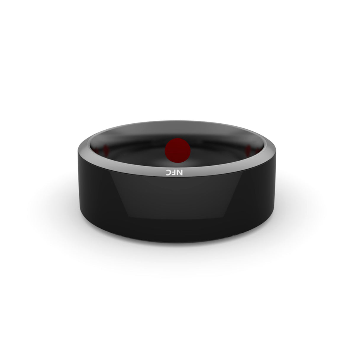 tekzi NFC-Ring ohne Akku – Schwarz oder Weiß – Produktabbildung