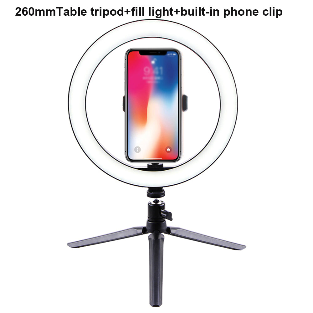 tekzi LED-Ringlicht mit Stativ – verschiedene Sets – Produktabbildung