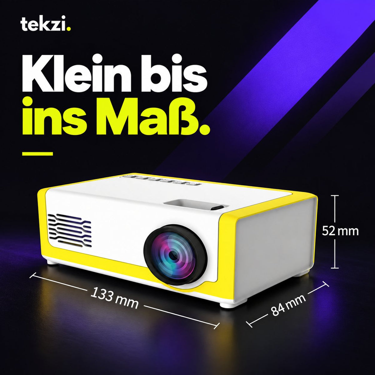 YG300 mit Maßen 133 × 84 × 52 mm – TEKZI