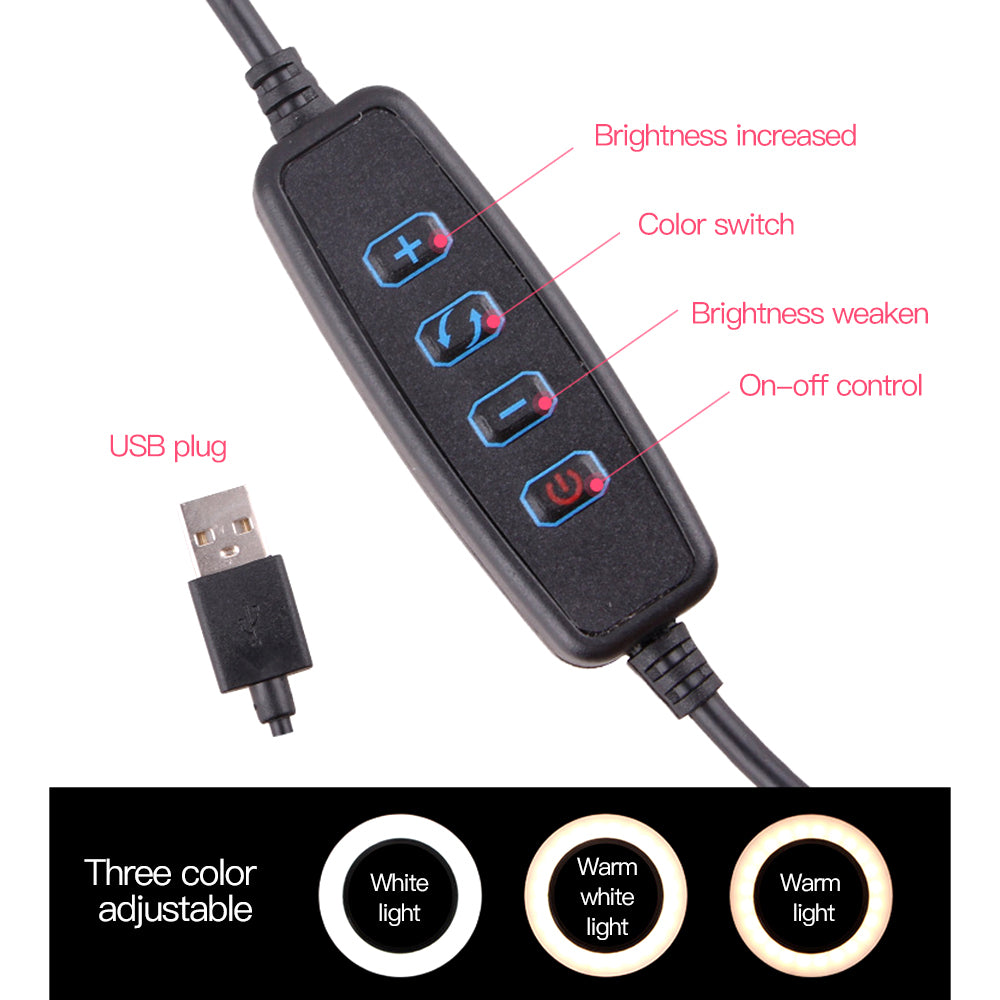 tekzi LED-Ringlicht mit Stativ – verschiedene Sets – Produktabbildung