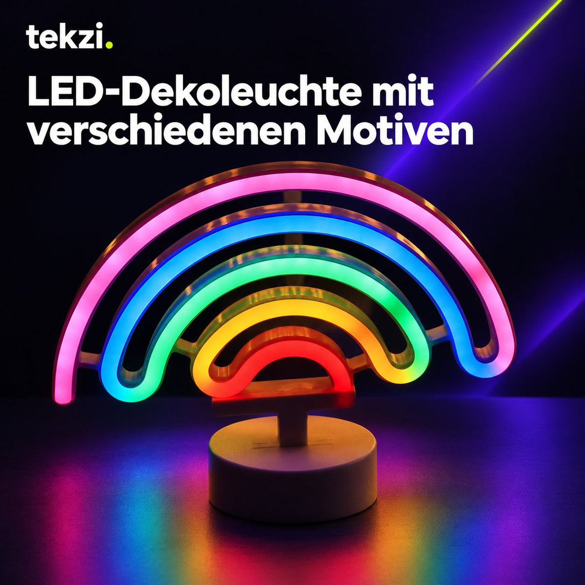 tekzi LED-Dekoleuchte mit verschiedenen Motiven – Ansicht 19 im TEKZI-Design