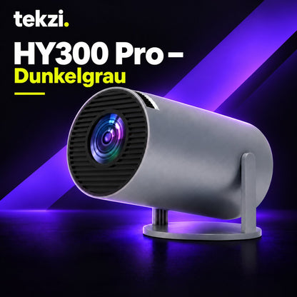 HY300 Pro Mini-Beamer – Produktansicht 12 im deutschen TEKZI-Design