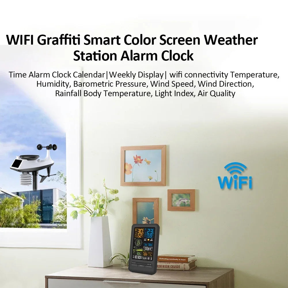 Elektroheimat WLAN-Wetterstation für Temperatur und Luftfeuchtigkeit