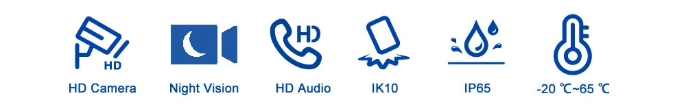 Elektroheimat SIP-Video-Gegensprechanlage DP92V – System und Zubehör