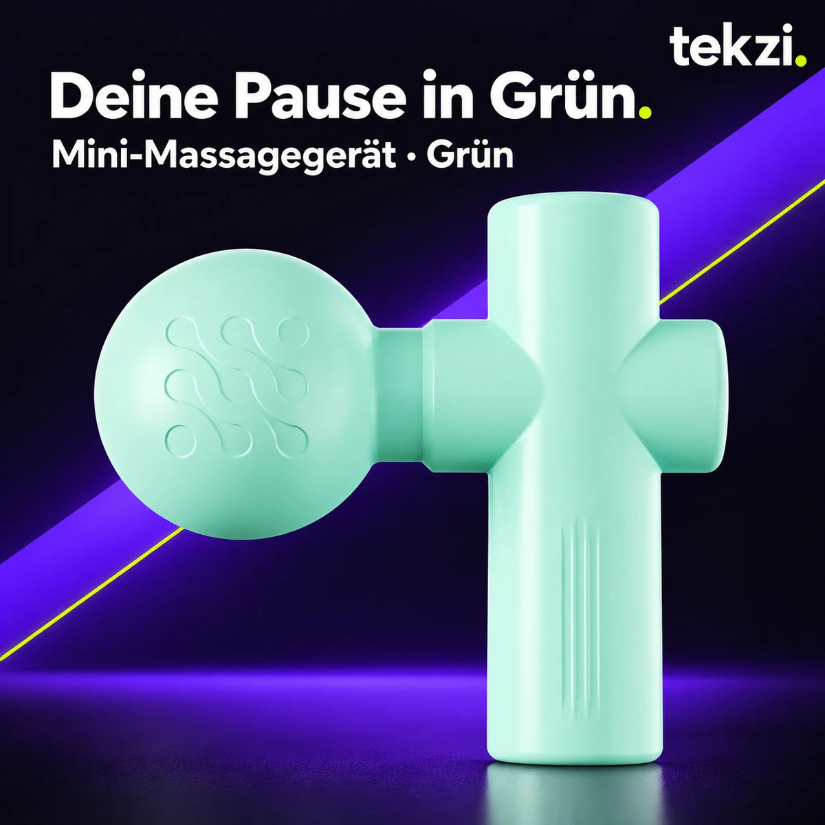 Mini-Massagegerät in Grün – TEKZI-Design