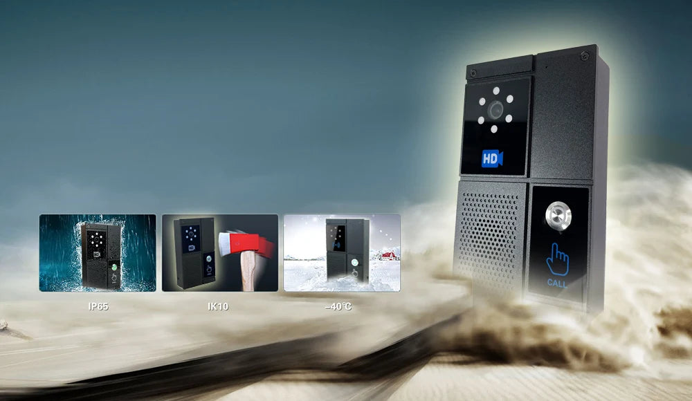 Elektroheimat SIP-Video-Gegensprechanlage DP92V – System und Zubehör