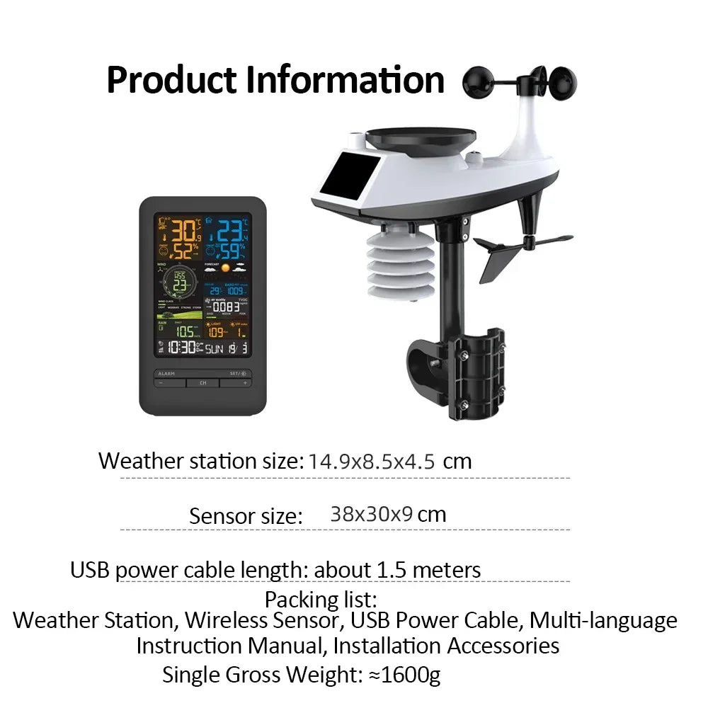 Elektroheimat WLAN-Wetterstation für Temperatur und Luftfeuchtigkeit