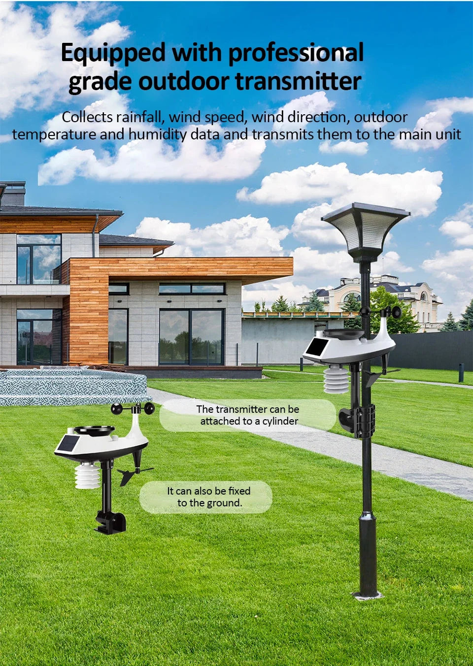 Elektroheimat WLAN-Wetterstation für Temperatur und Luftfeuchtigkeit