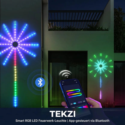 Elektroheimat RGB-LED-Feuerwerkleuchte mit USB