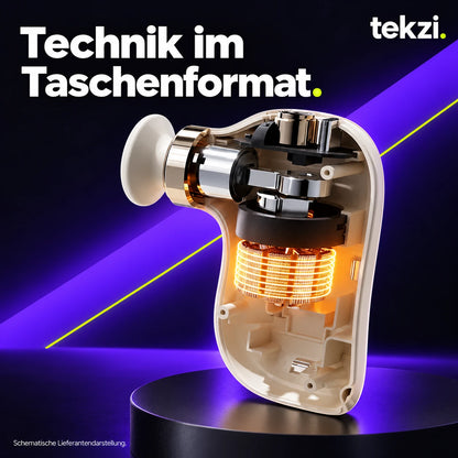 GYLOV Mini-Massagegerät, schematische Lieferantendarstellung des Innenlebens im TEKZI-Design