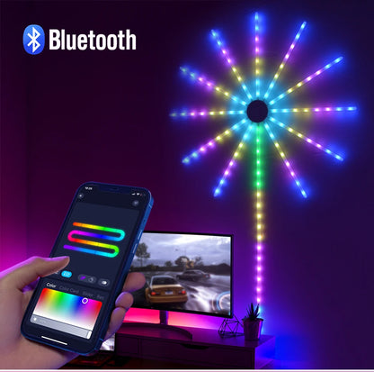Elektroheimat RGB-LED-Feuerwerkleuchte mit USB