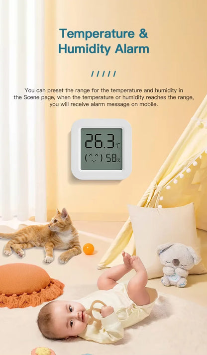 Elektroheimat Zigbee-Temperatur- und Feuchtigkeitssensor TH03