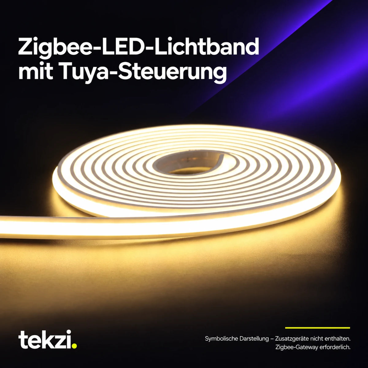 Zigbee-LED-Lichtband mit Tuya-Steuerung – Ansicht 17 im TEKZI-Design