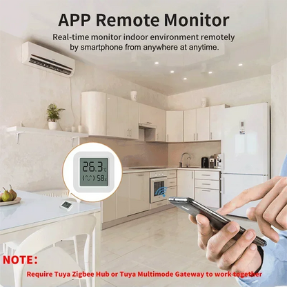 Elektroheimat Zigbee-Temperatur- und Feuchtigkeitssensor TH03