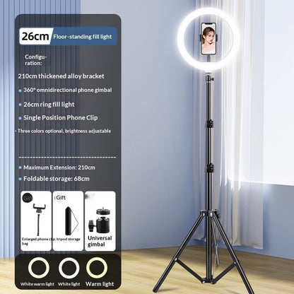 tekzi LED-Ringlicht mit Stativ – verschiedene Sets – Produktabbildung